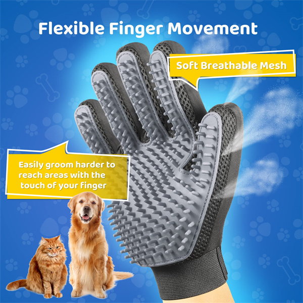 Găng tay chải lông cho thú cưng Găng tay chải lông cho mèo (4)